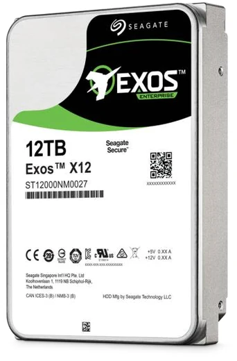 ฮาร์ดดิสก์ Seagate Exos X12 Enterprise 3.5 นิ้ว รุ่น ST12000NM0027