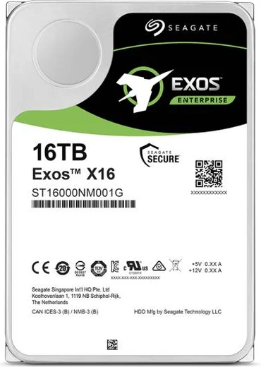 ฮาร์ดดิสก์ Seagate Exos X16 Enterprise 3.5 นิ้ว รุ่น ST10000NM002G/NM013G