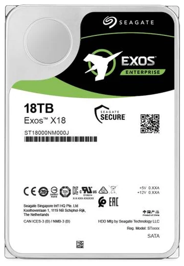 ฮาร์ดดิสก์ Seagate Exos X18 Enterprise 3.5 นิ้ว รุ่น ST16000NM004J