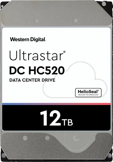 ฮาร์ดดิสก์ Western Digital Ultrastar DC HC520 รุ่น HUH721212AL5204